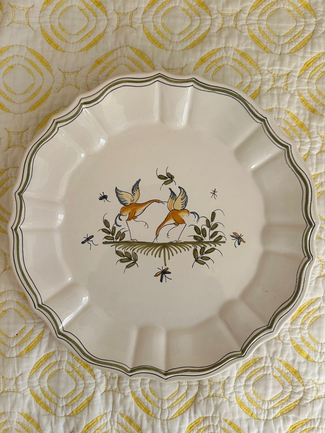 Moustiers wall plate