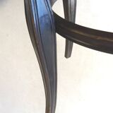 Pair of Thonet stools out of catalogue, circa 1890, new canework