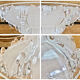 Ancienne applique bronze Art Déco 1930  vasque glaçons Ezan
