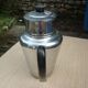 Cafetiere vintage metal chrome and bakelite