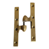Old olive hinge in solid brass