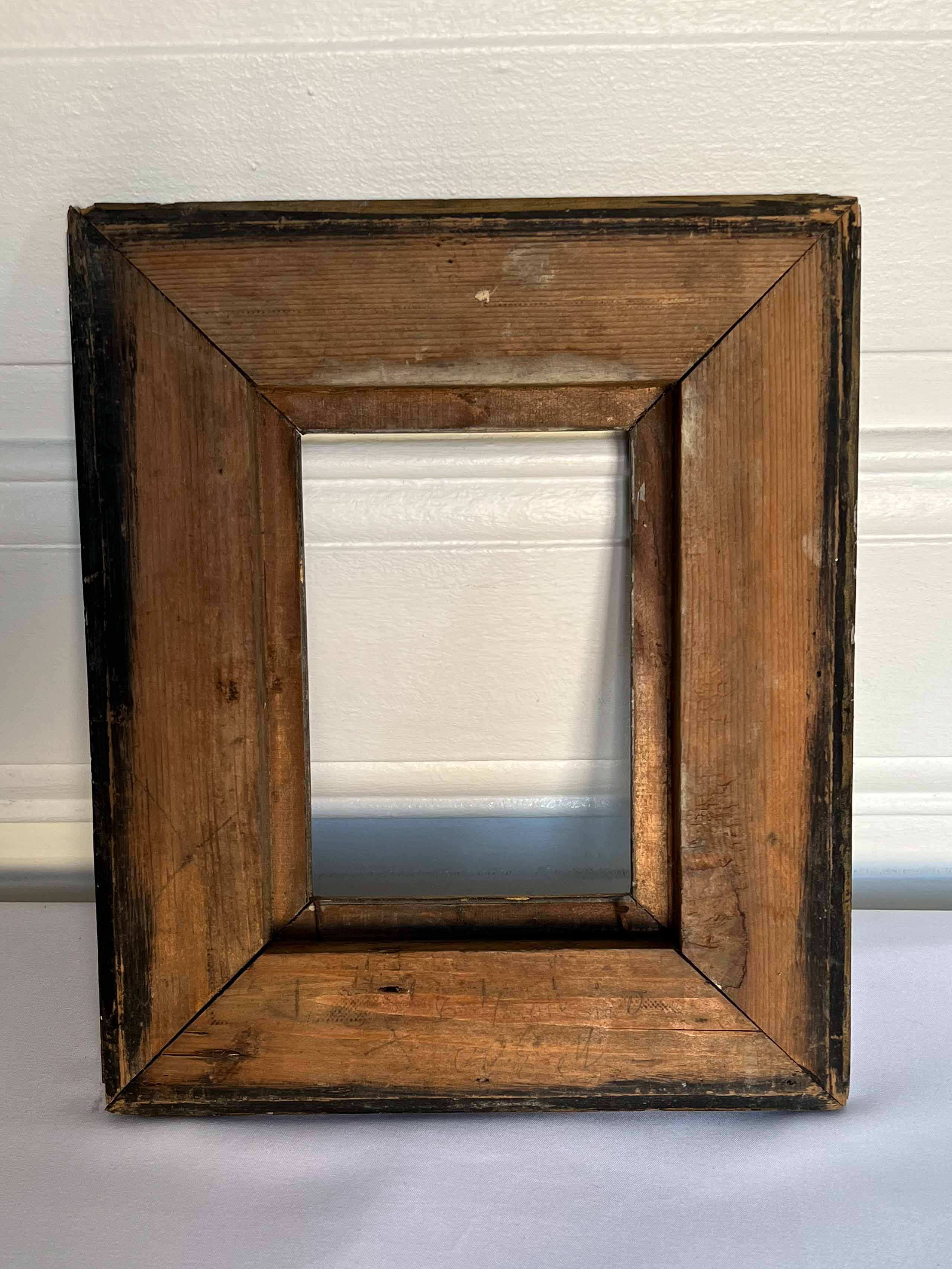 Frame with engravings