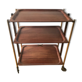 Foldable wood service 3 floors