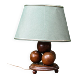 Bedside lamp, ball base, art deco