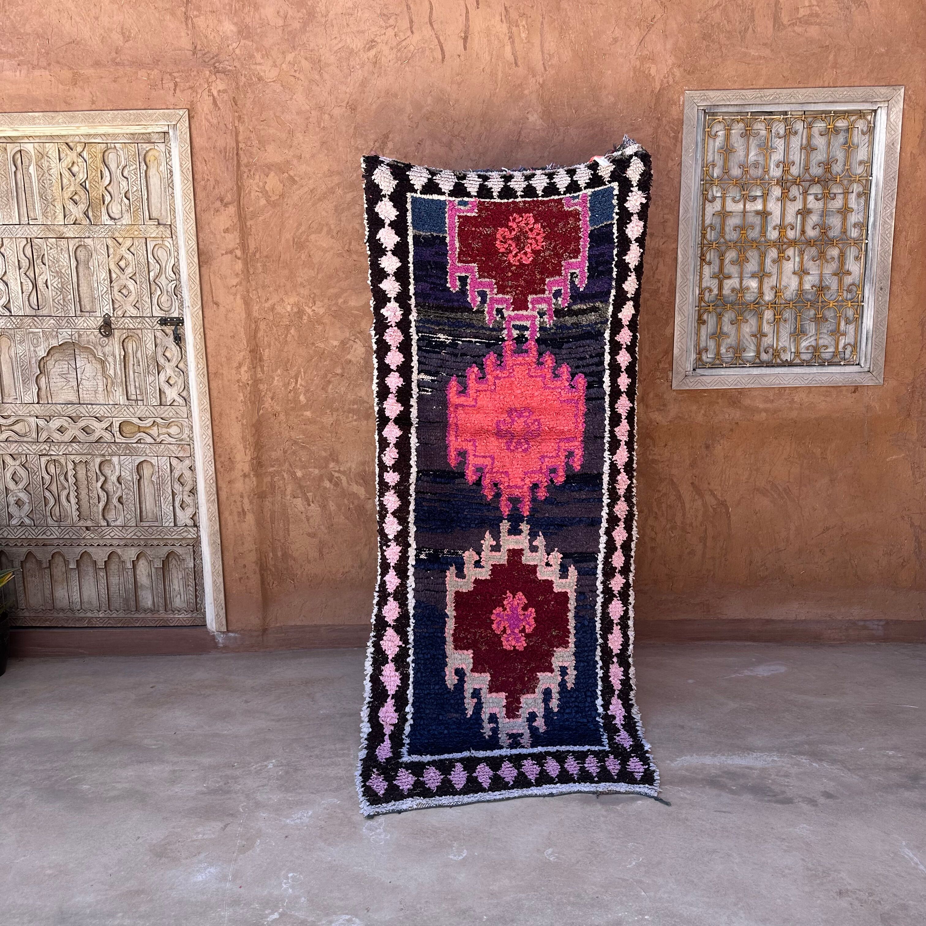 Moroccan Carpet - 92 x 219 cm