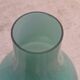 light suspension; Peil&Putzler, emerald green opaline; pear-shaped