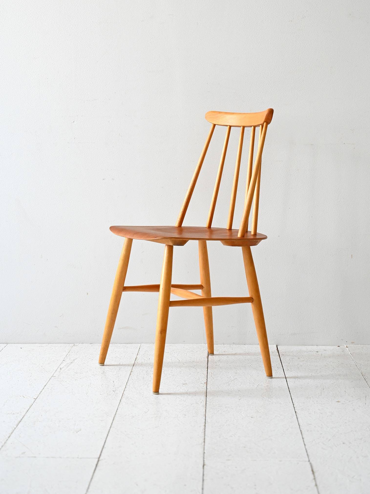 Set of 4 Fanett Chairs by Tapiovaara, Edsbyverken 1962