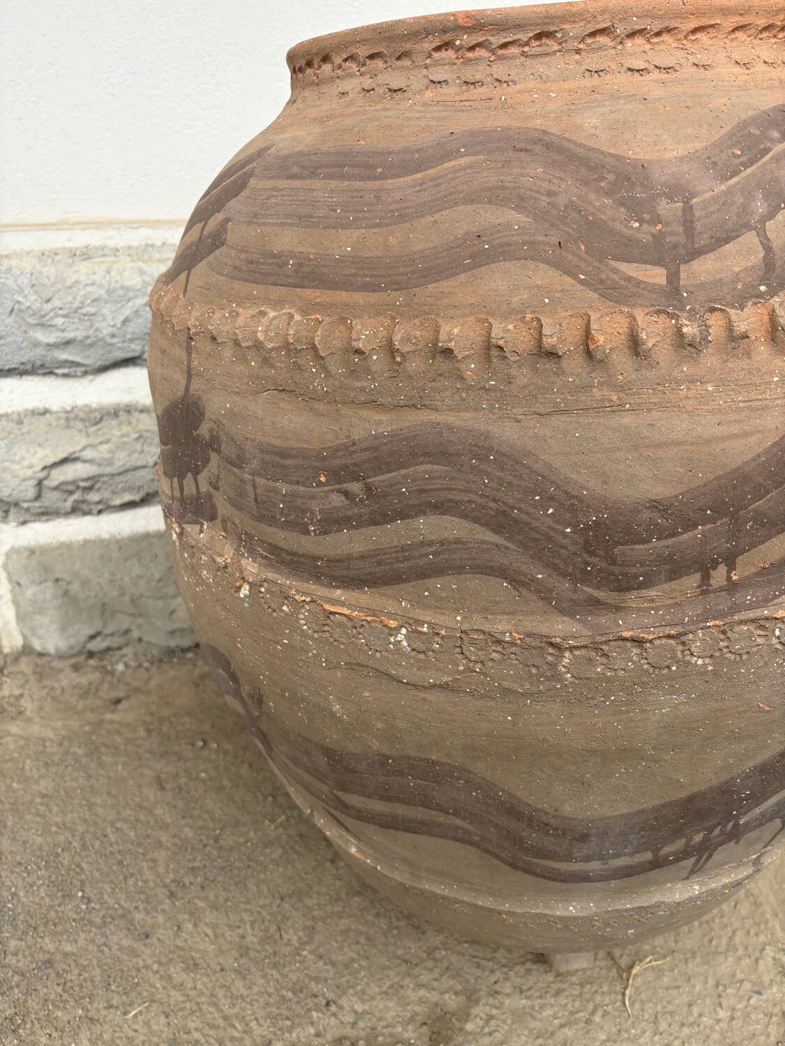 Spanish oil jar, Tinaja, 18th century.