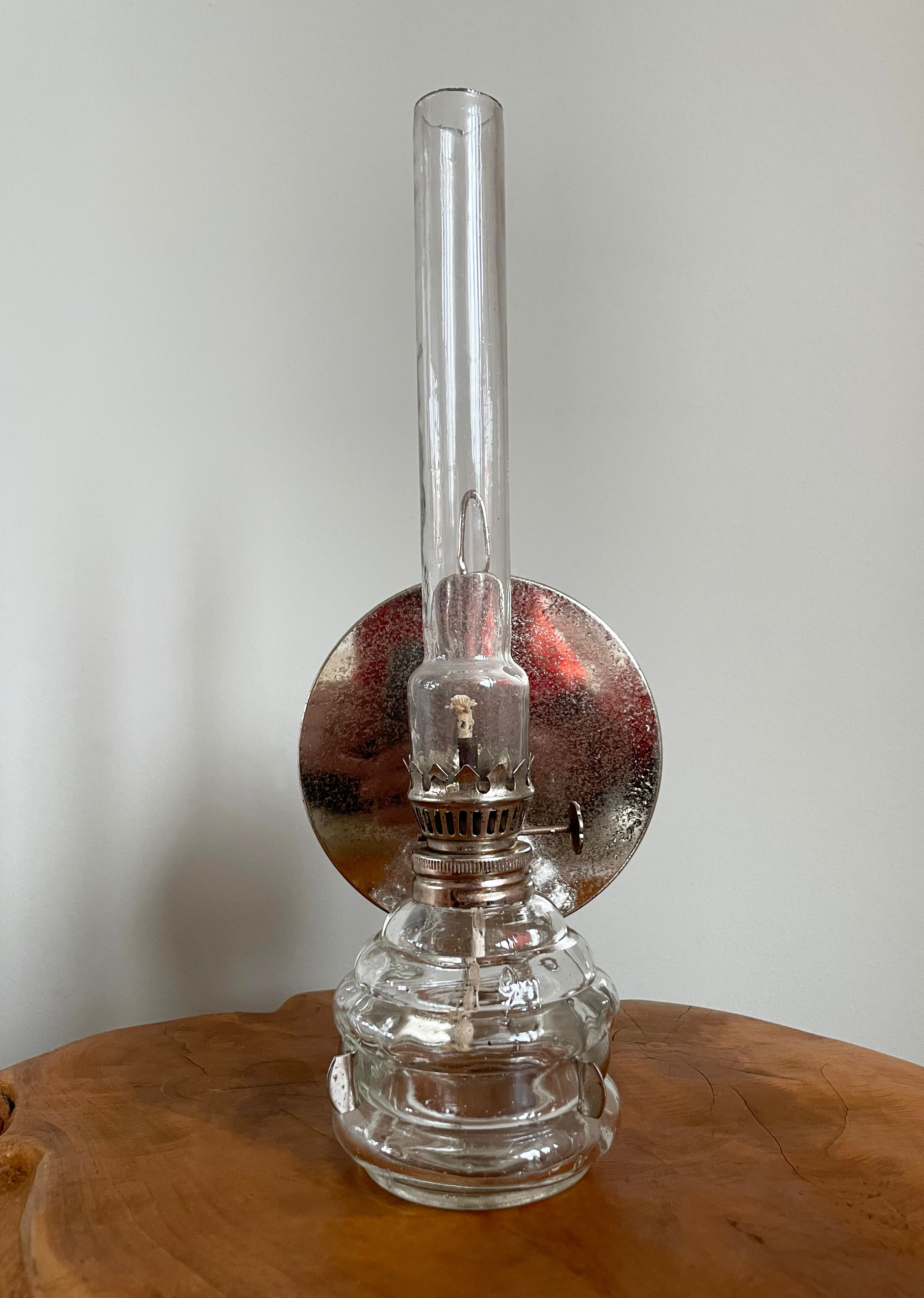 Set of 2 Hong Kong Vintage Oil Lamps