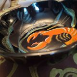 Salad bowl signed G. Fourmaintraux