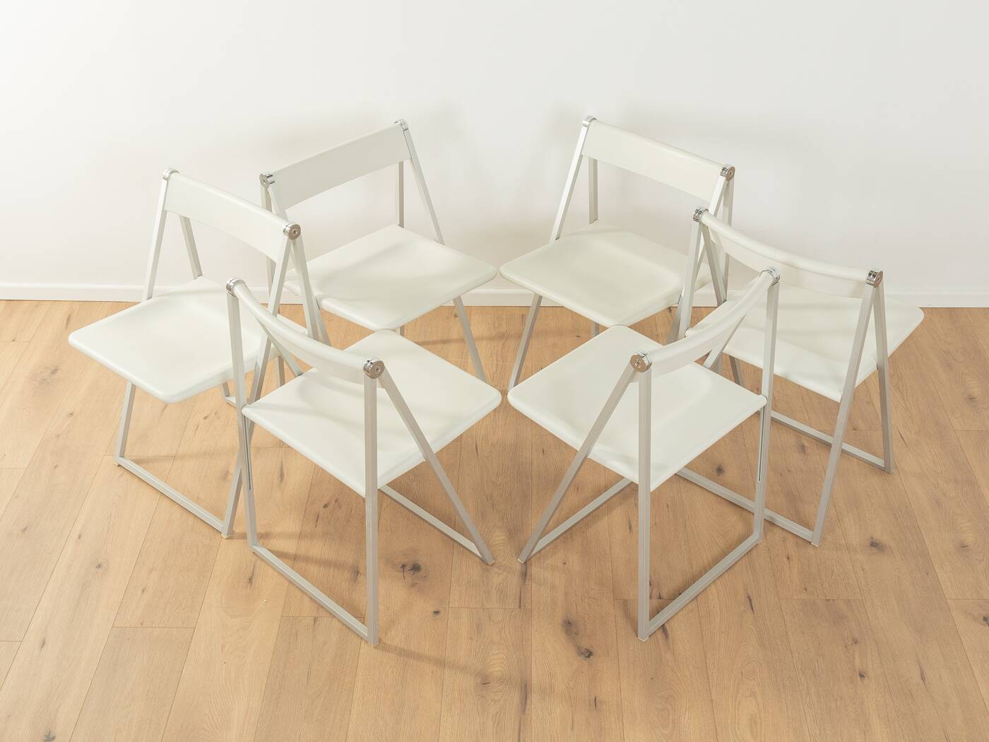6x Team Form AG Folding Chairs by Interlübke, 70s