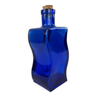 Cobalt blue bottle