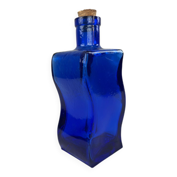 Cobalt blue bottle