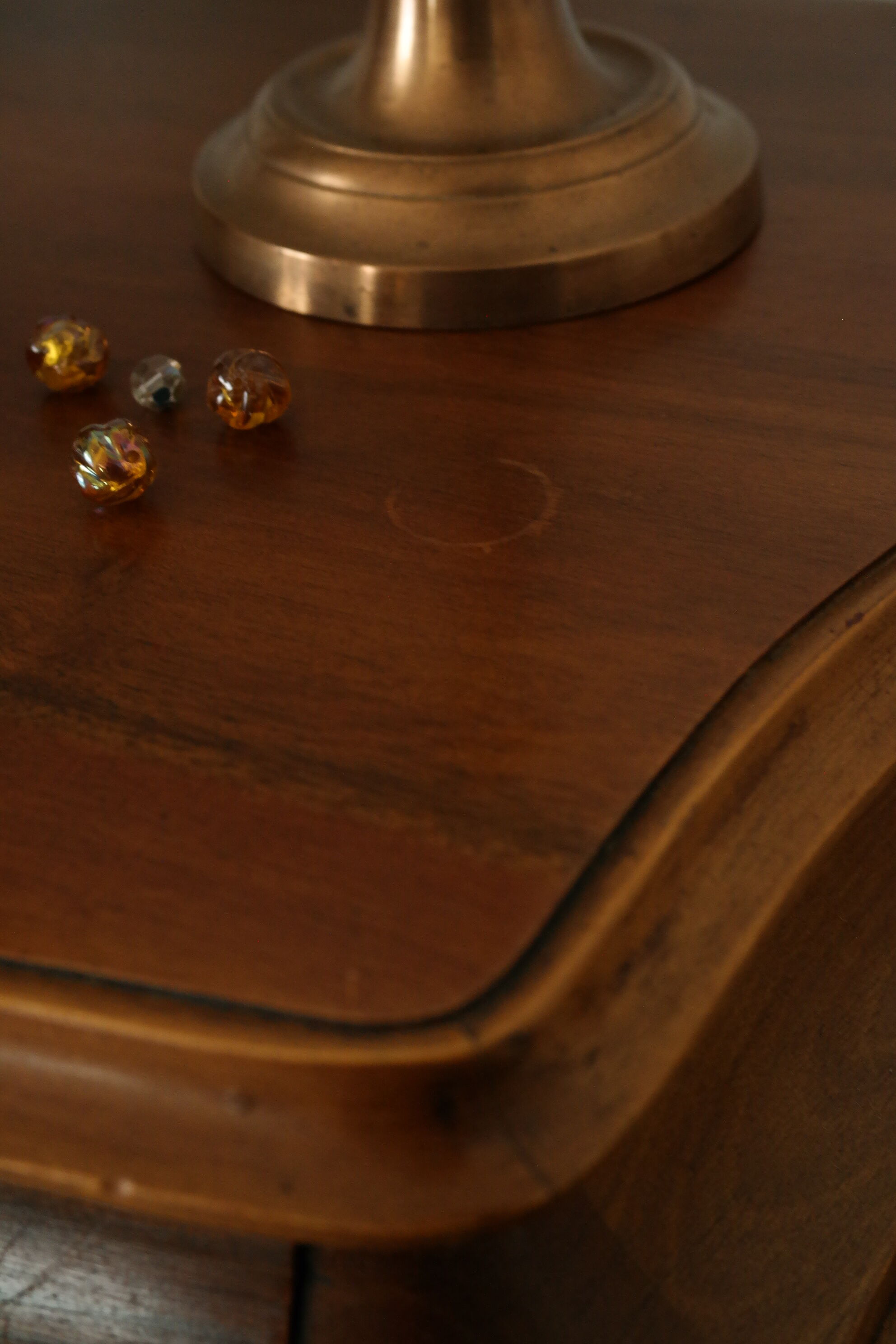 Louis XV style walnut tomb chest of drawers, 20th century