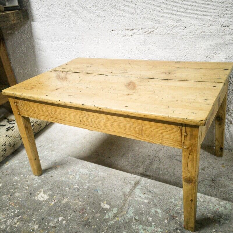 Table basse bois ancien