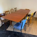 Vintage butterfly extension table year 50/60