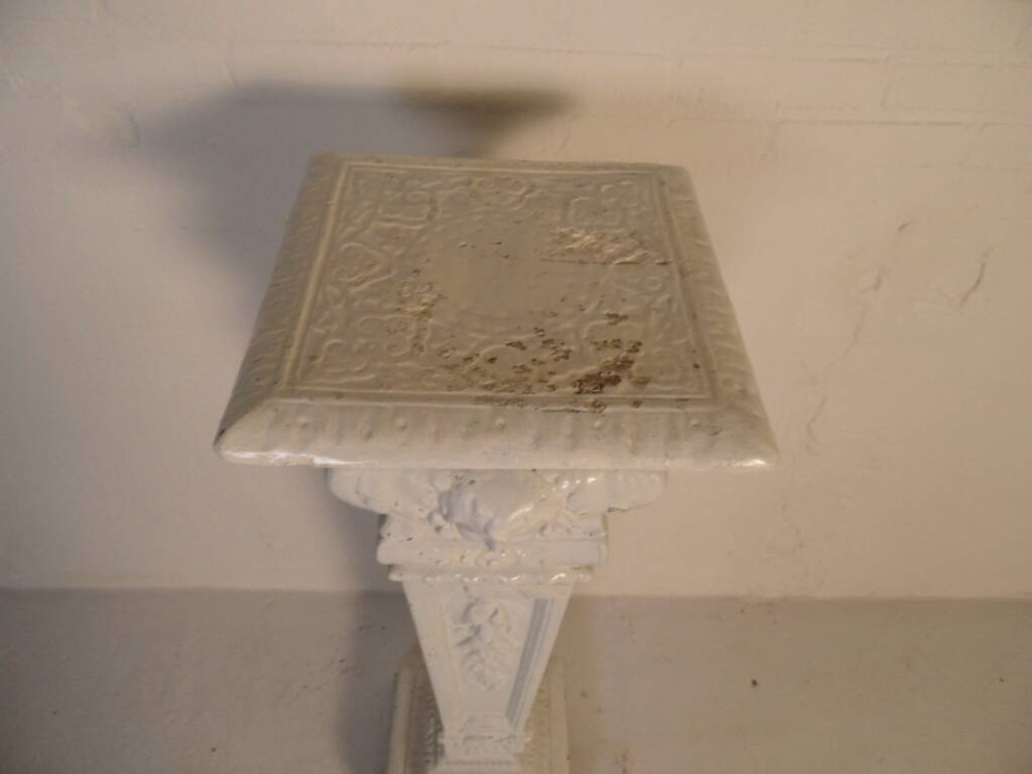Antique column console