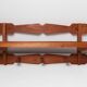 60's coat rack in solid beech