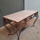 Table basse metal et marbre