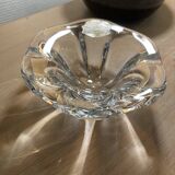 Val Saint Lambert crystal ashtray empty pocket