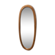 Wooden oval mirror 48x127cm