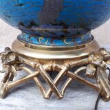 Chinese cloisonné enamel vase, China, late 19th century