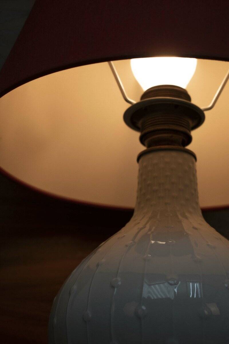 Porcelain Table Lamp from Hutschenreuther
