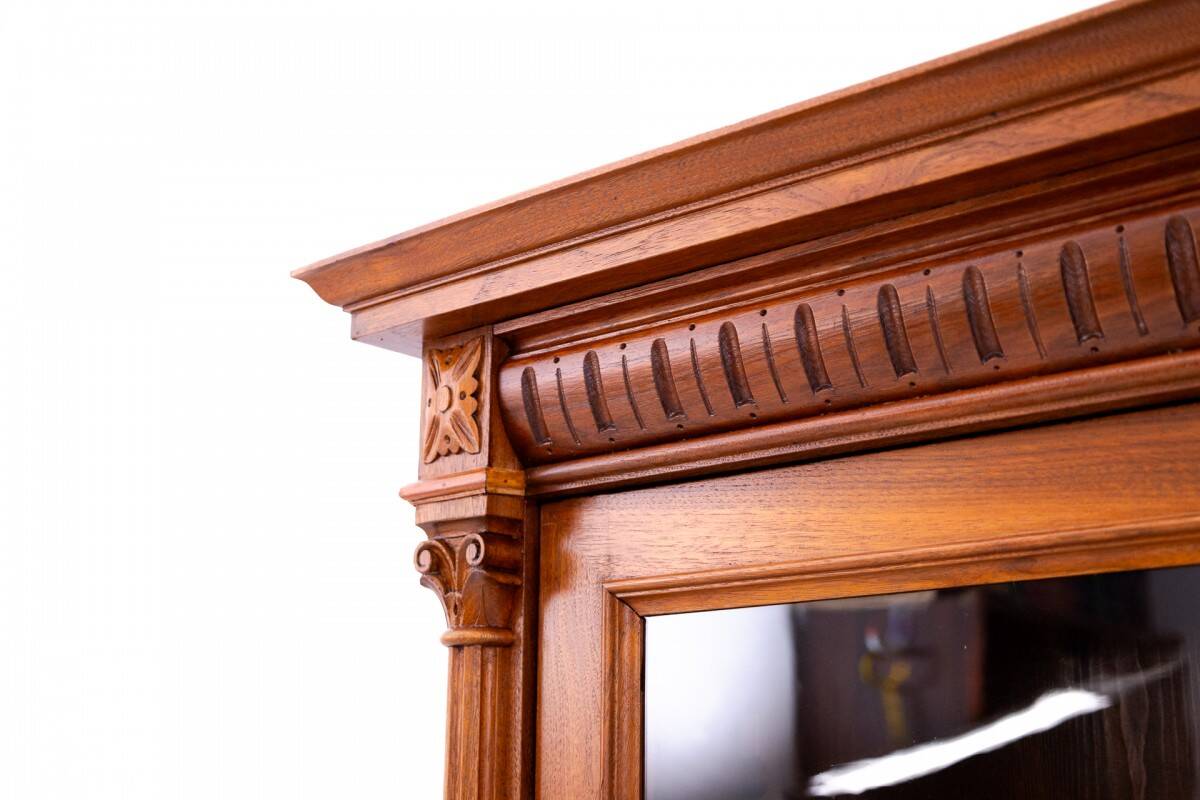 Antique bookcase, circa 1900, Northern Europe. After renovation.