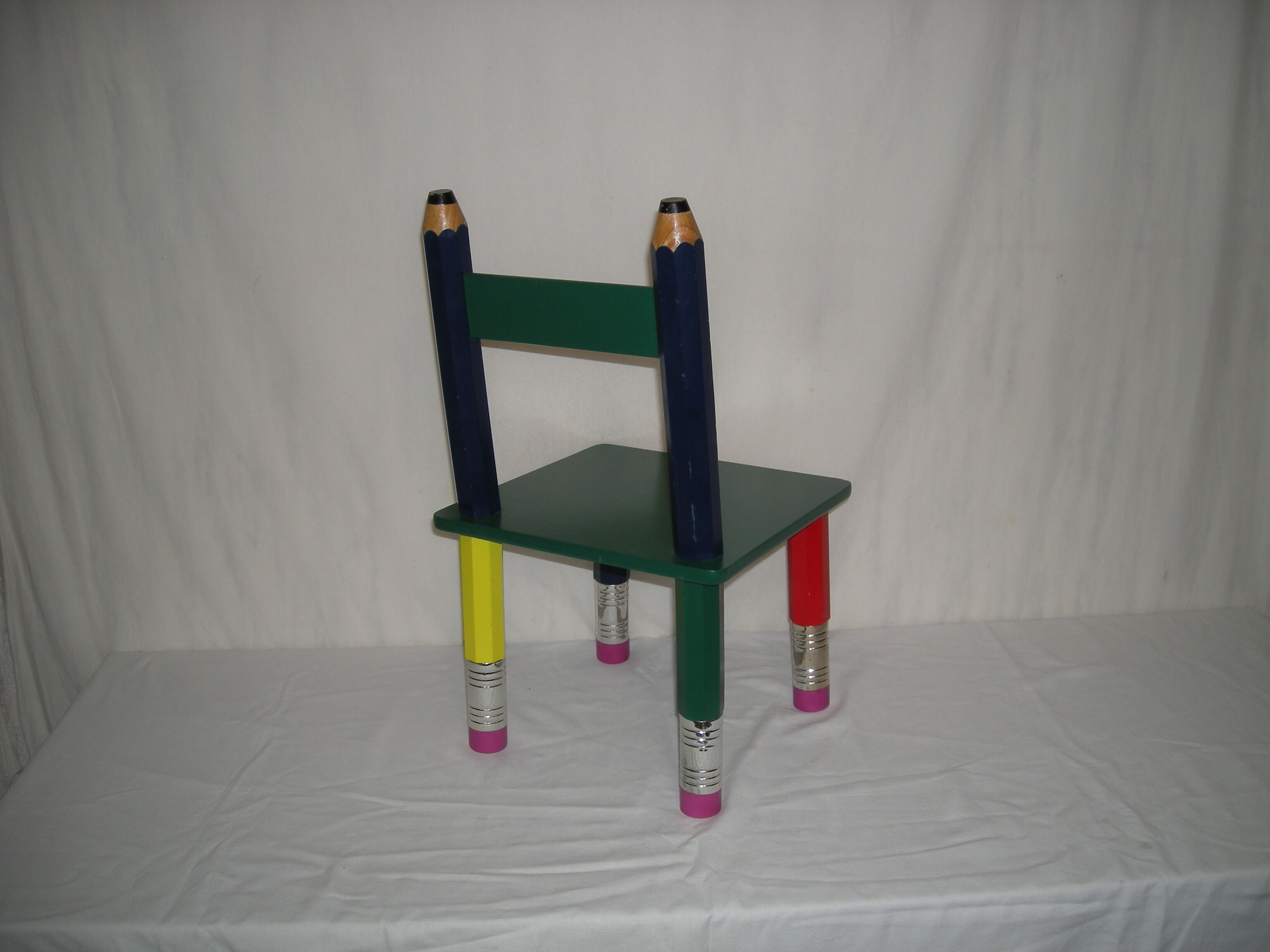 Children's pencil chair from the 80s