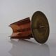 Vintage German Brutalist Candleholder in Copper and Brass, 1960s