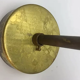 Brass butterfly sconce