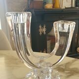 Pair of Vannes Crystal candlesticks