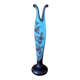 Vase soliflore en pâte verre dégagé à l'acide par Richard pour Loetz - 1920