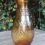 Empoli glass vase vintage 70s