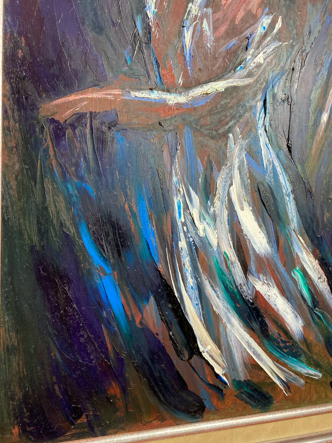 Oil on canvas, The Leap in Faith, Andrew Vicari