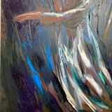 Oil on canvas, The Leap in Faith, Andrew Vicari