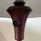 Art Deco floor lamp in solid mahogany 1940s