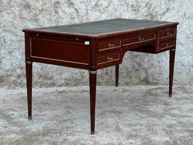 Desk and armchair