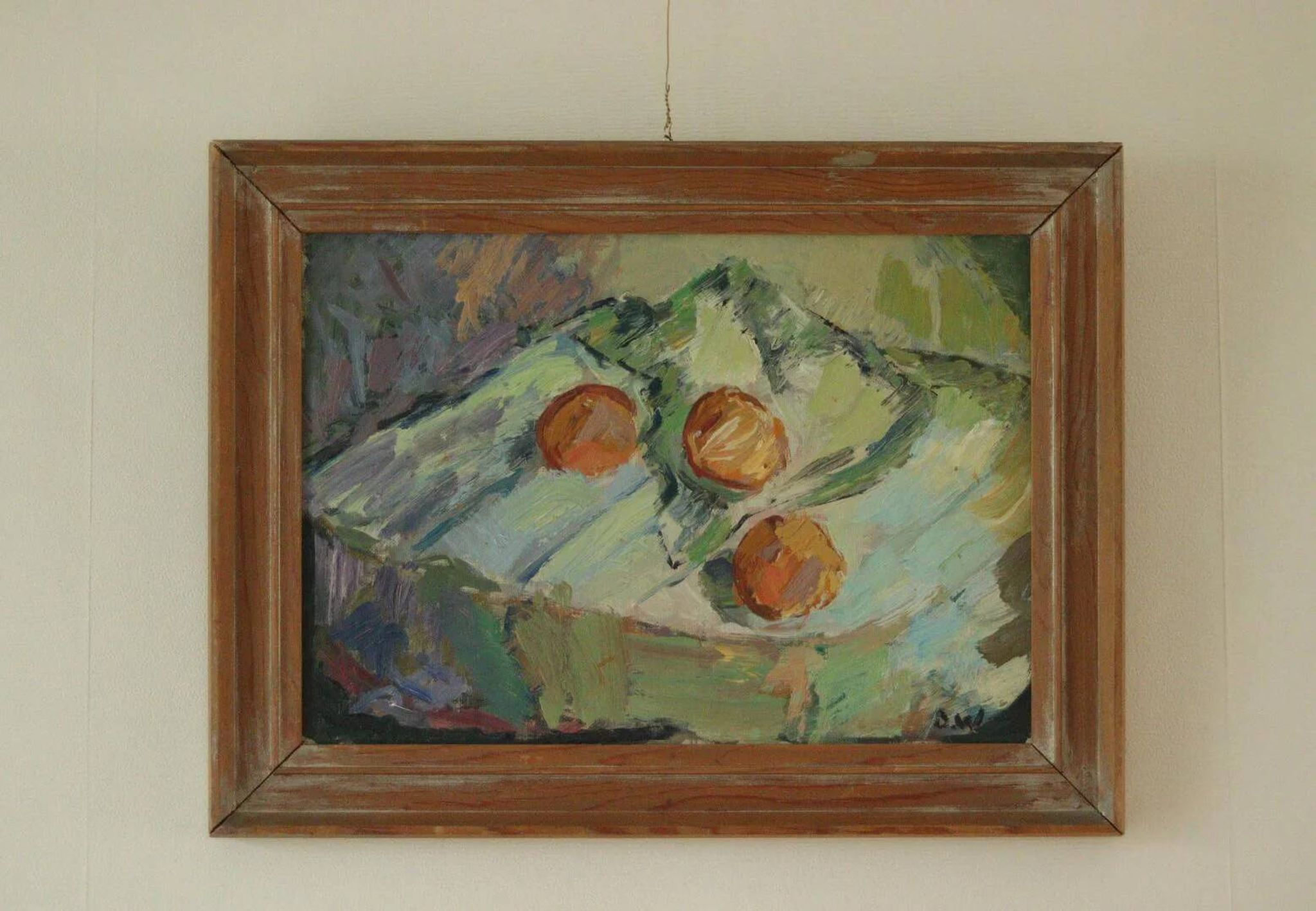 "Still Life with Fruits on a Table" by Bertil Wallman