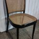 Wooden and cane chair