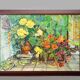 Impressionist oil painting of a garden, Alexander Michael 1996