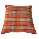 Vintage turkish kilim cushion cover , 60 x 60 cm