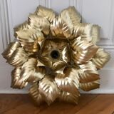 Ceiling lamp flower / golden leaves