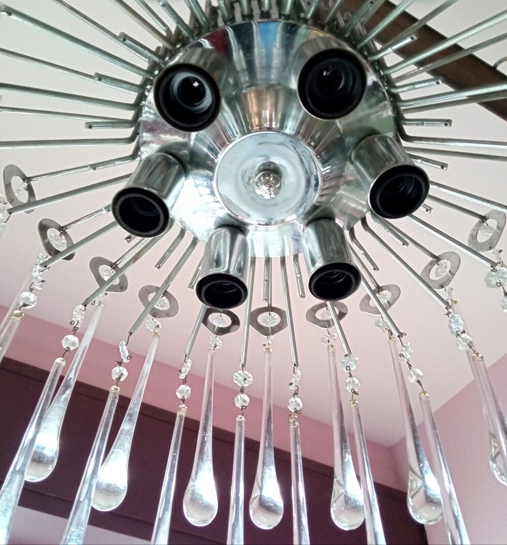 Italian murano waterfall chandelier