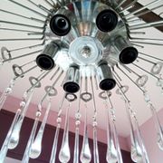 Lustre italien de la cascade de Murano