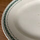 Old bourgeois earthenware serving dish