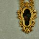 Paire de miroir bois doré.