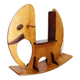 Wooden Rocking Elephant