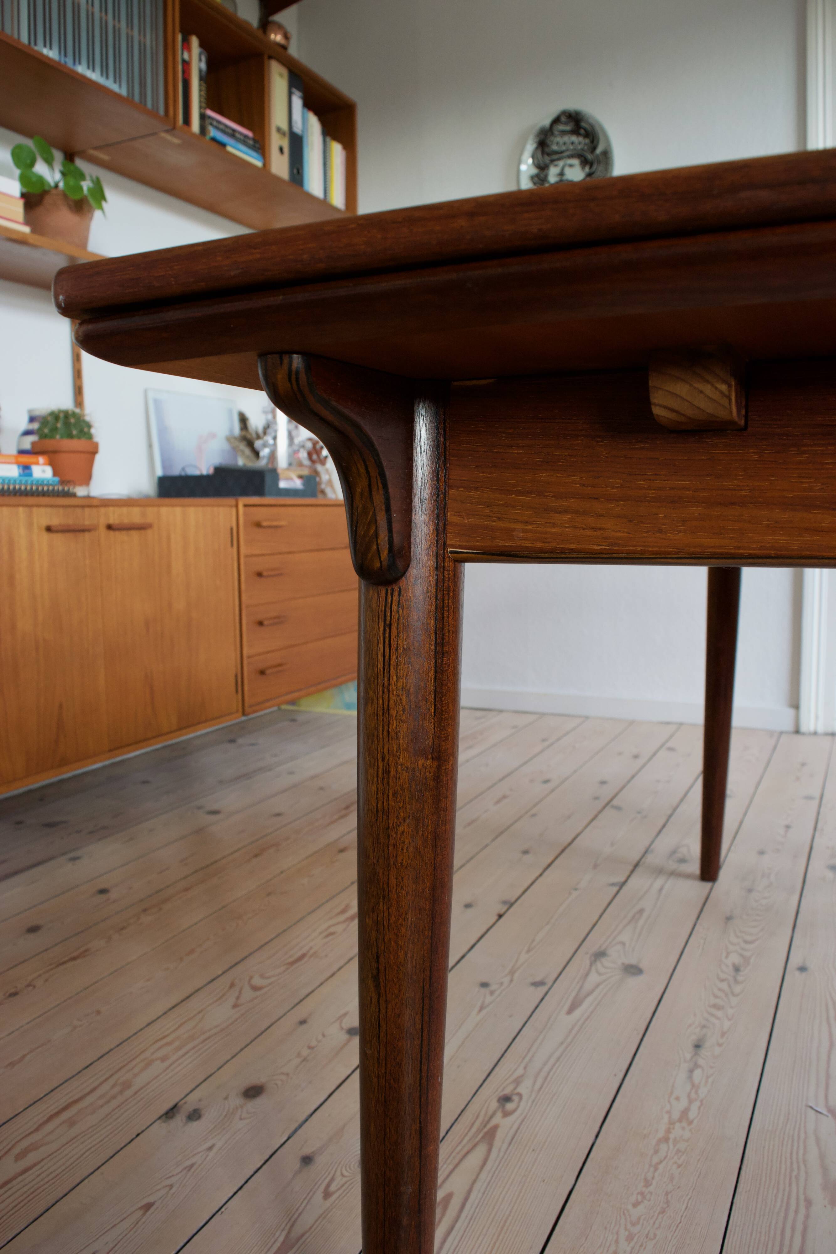 Mid-Century Danish Rosewood #54 Dining Table Omann Jun, 1950