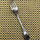 Silver-plated dessert fork from Christofle, Marly